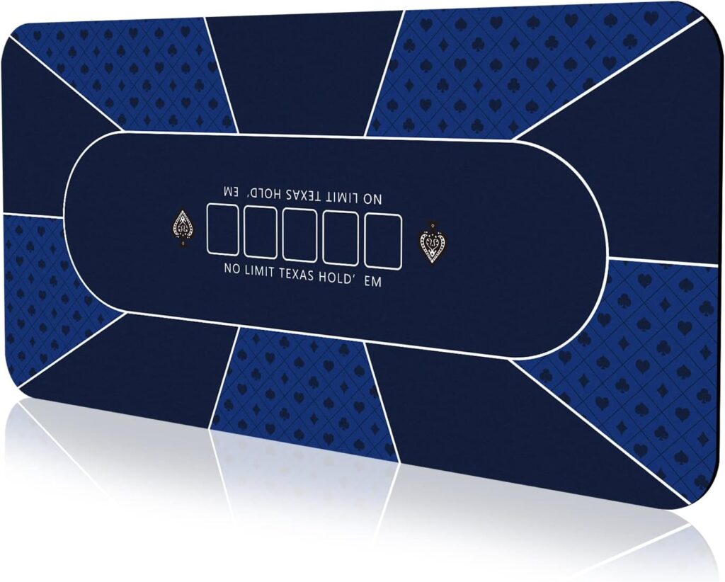 Portable Texas Hold’em Table Topper for 8 Players