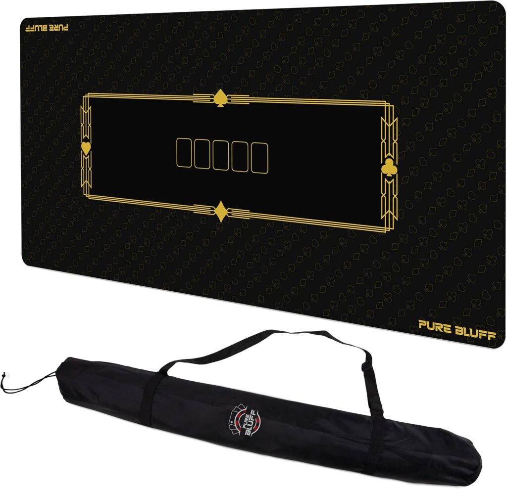 Premium Poker Mat - Smooth, Non-Slip, and Water-Resistant
