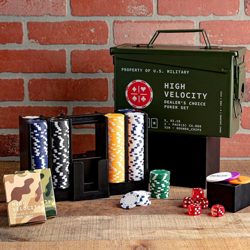 Deluxe Titan Poker Set with Tactile Box